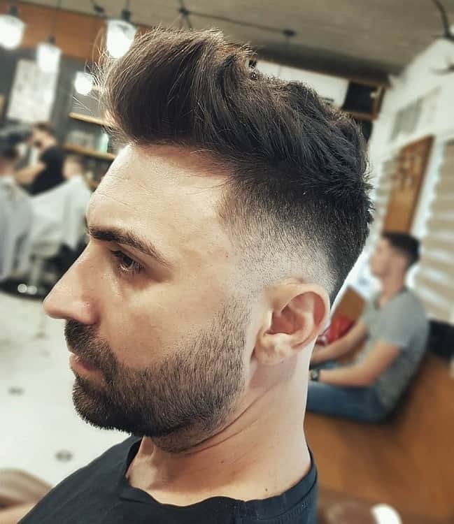 quiff fade