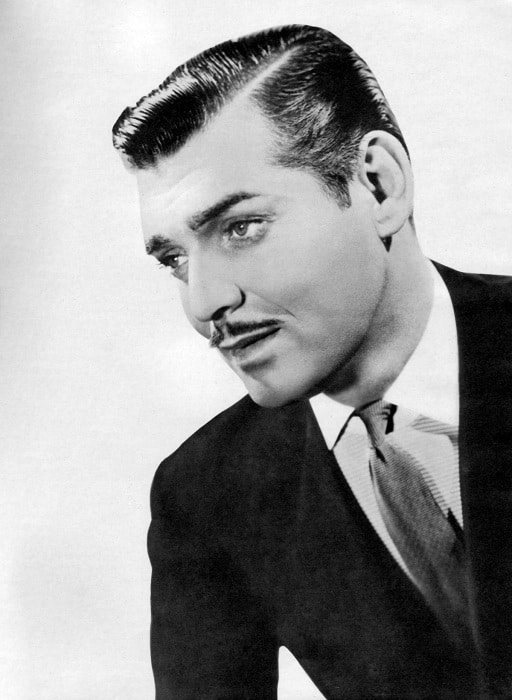 Clark Gable hairstyle.