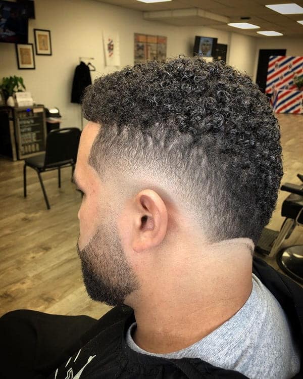 Low Bald Fade On Afro Hair