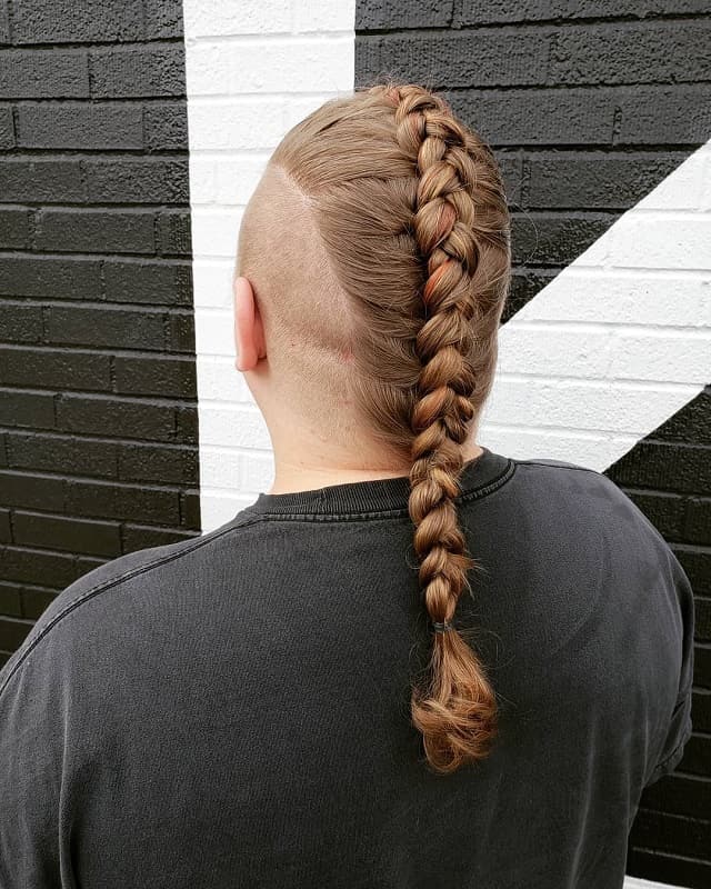 Long Braided Mohawk for Men