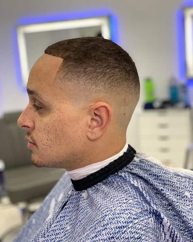 Buzz Cut with Mid Skin Fade 