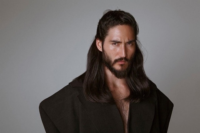 Long Hair with Asian Beard