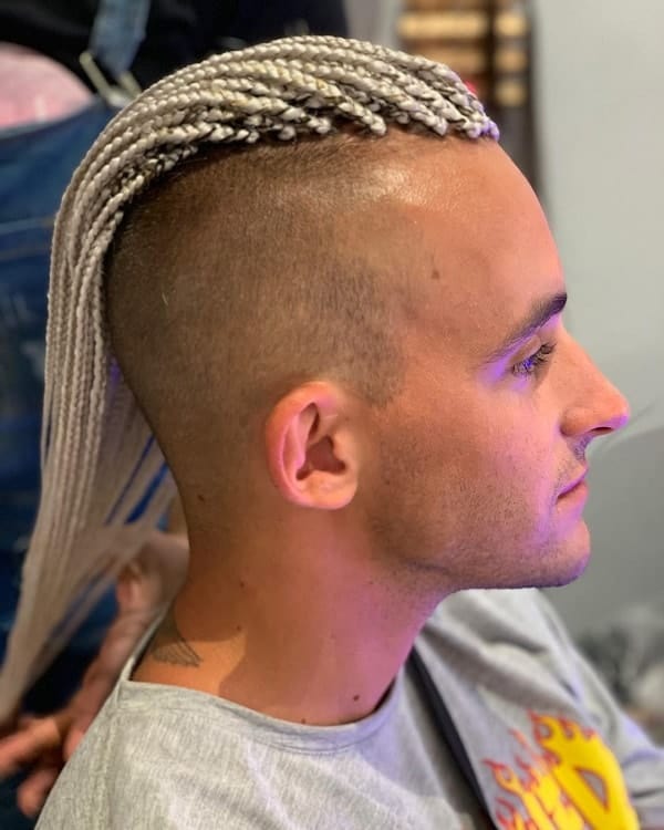 Men's Mohawk Braids