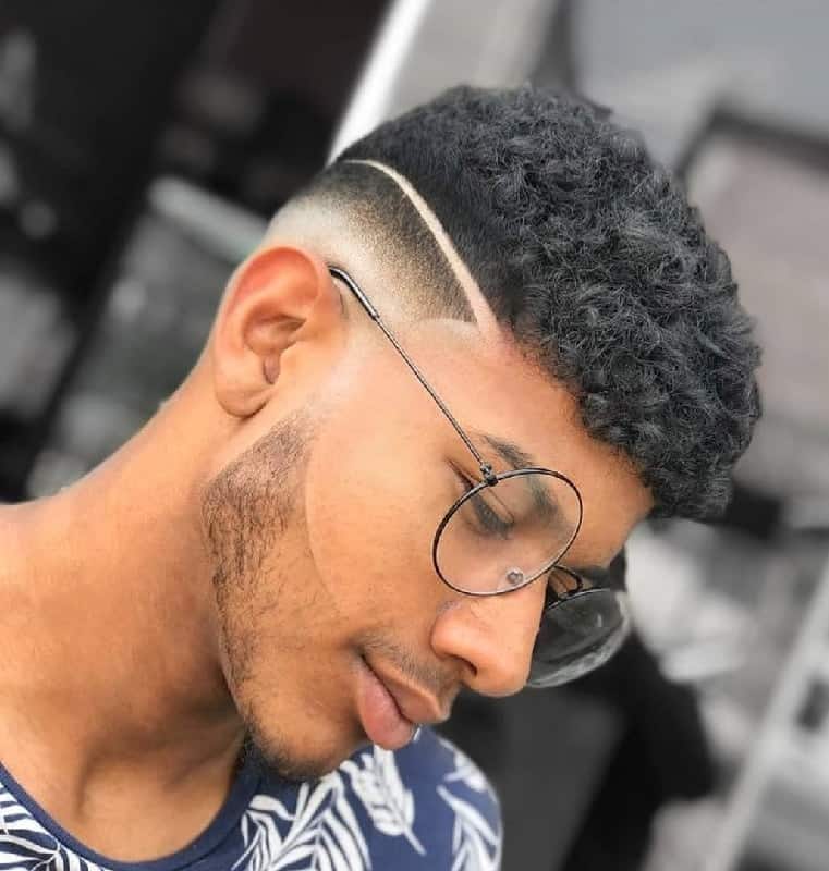 Short Haircut with Low Skin Fade