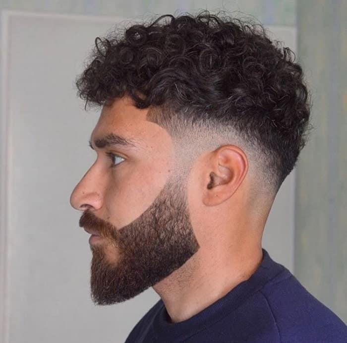 Taper Fade Haircut with Beard