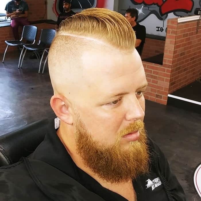 Mohawk Fade with Part