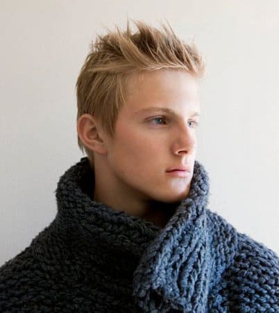 Photo of Alexander Ludwig spiky hairstyle.