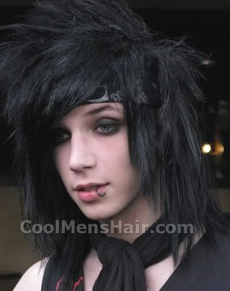 A history of Andy Biersacks various hairstyles and makeup looks   rblackveilbrides