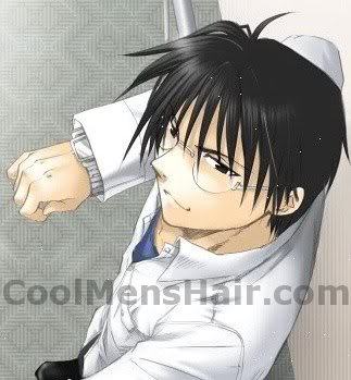 Anime guy with black hair
