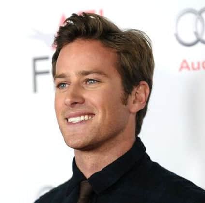 Photo of Armie Hammer hair.