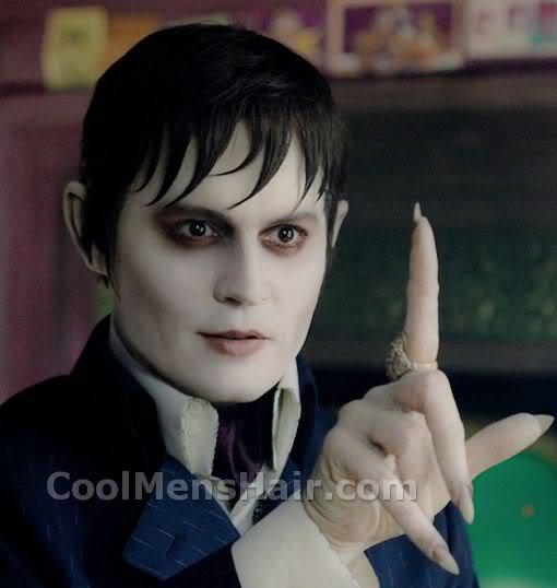 Photo of Barnabas Collins hairstyle.