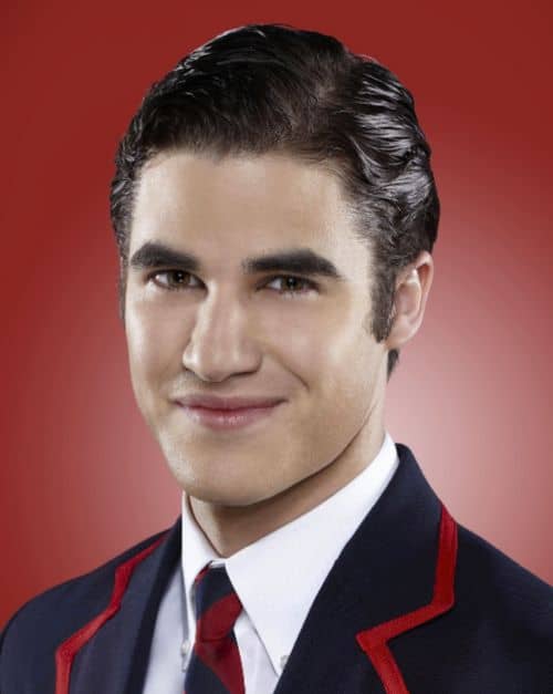 Picture of Darren Criss Blaine Anderson hairstyle.