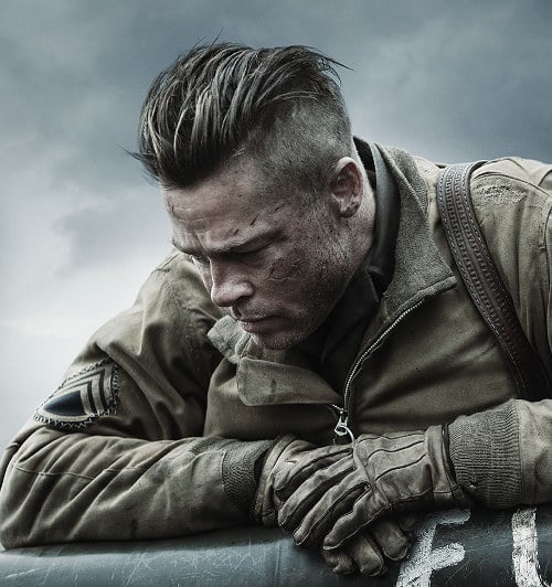 Brad-Pitt-fury-hairstyle