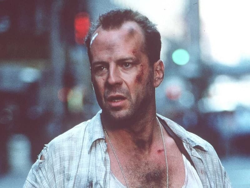 Bruce Willis with hair