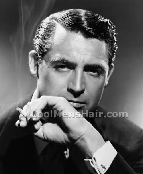 Picture of Cary Grant classic hairstyle.