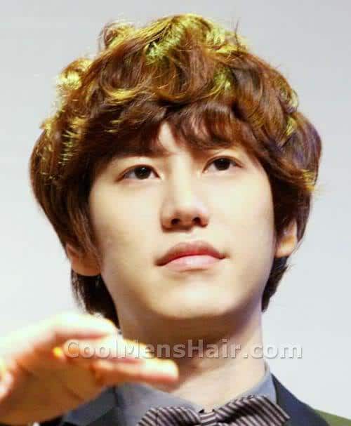 Pic of Cho Kyuhyun hairstyle. 