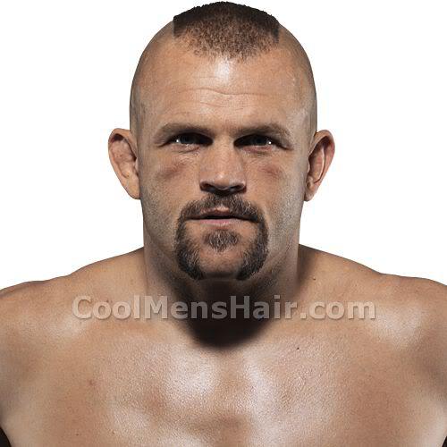 Photo of Chuck Liddell mohawk hairstyle.