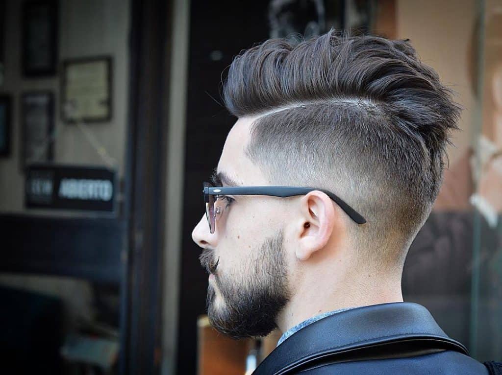 Pompadour undercut