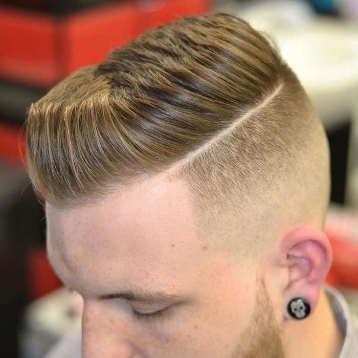 disconnected undercut for men