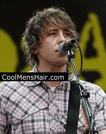 cool men hairstyle with bangs from Danny Jones.