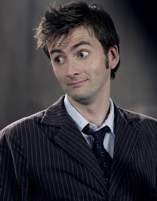 David Tennant mussed hairstyle