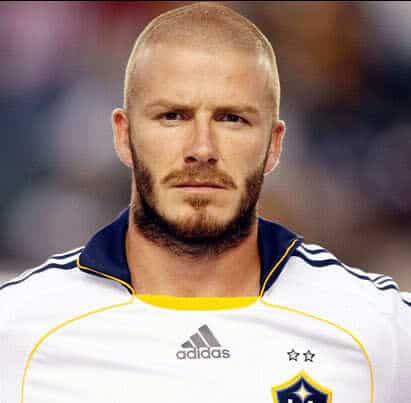 Pic of David Beckham beard style.