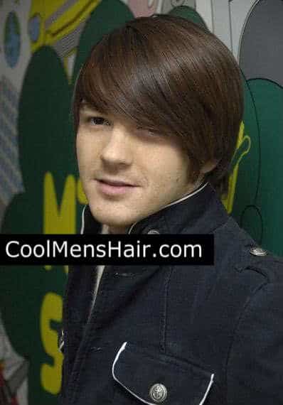 Drake Bell side bangs hairstyles picture 