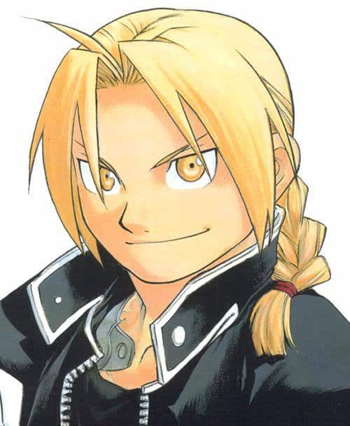 Photo of Edward Elric hairstyle.