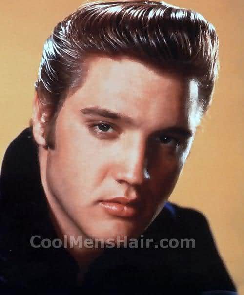 foto af Elvis Presley frisure