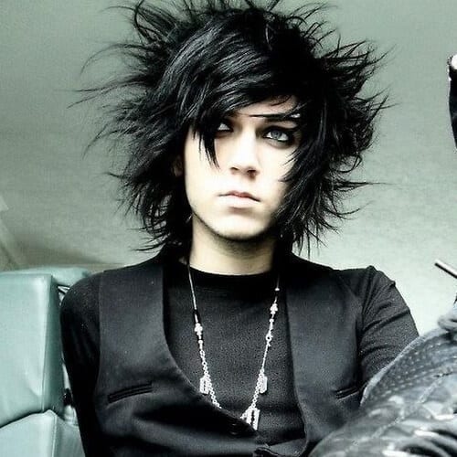 Emo Hair Hvordan Man Vokser Vedligeholder Og Style Som En BOSS Cool   Emo Hairstyle 1 