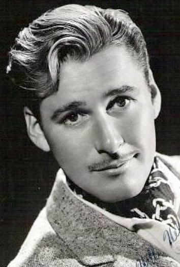 Photo of Errol Flynn with the Pencil moustache. 