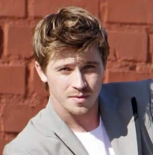 Photo of Garrett Hedlund hairstyle. 