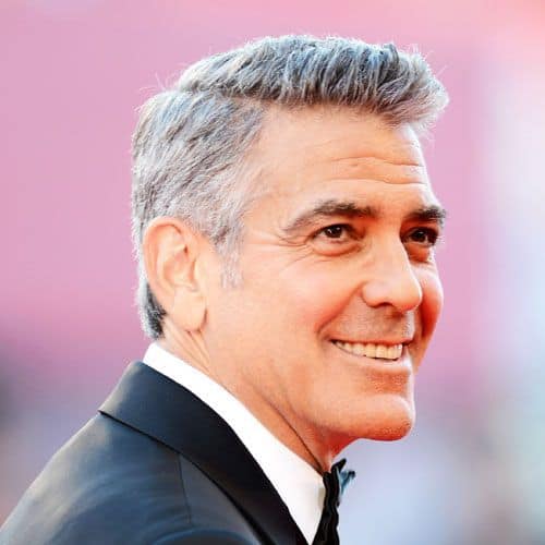 george clooney's popular hairstyles