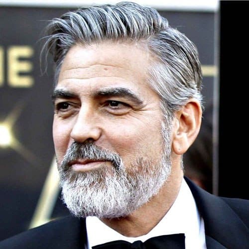 george clooney's cool hairstyle