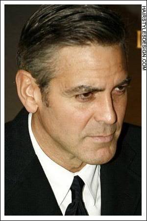 George Clooney Hollywood hairstyle.