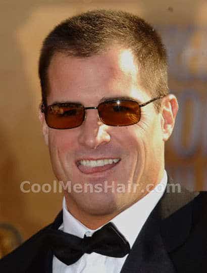 Picture of George Eads ivy league haircut.
