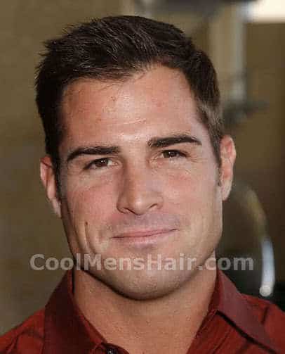 Photo of George Eads ivy league hairstyle for guys.