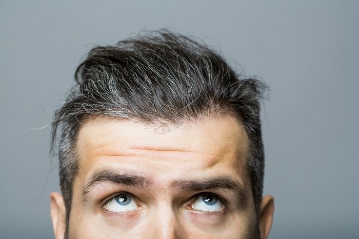 remove yellow from gray hair