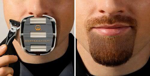 Shape and form goatee using GoateeSaver.