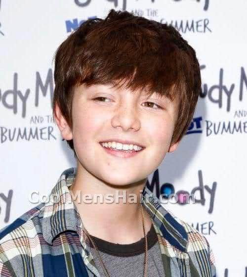 Photo of Greyson Chance hairstyle for boys.