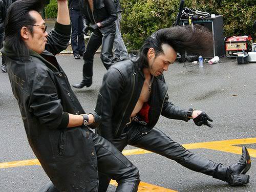 Harajuku black shadow dancers photo.