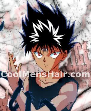 AI Image Generator Anime boy with spiky red hair