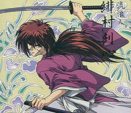 Image of Himura Kenshin hairstyle.
