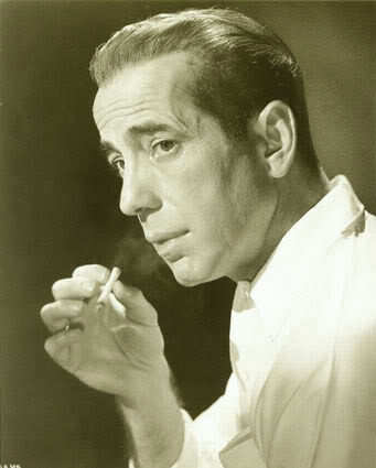 Photo of Humphrey Bogart hairstyle.