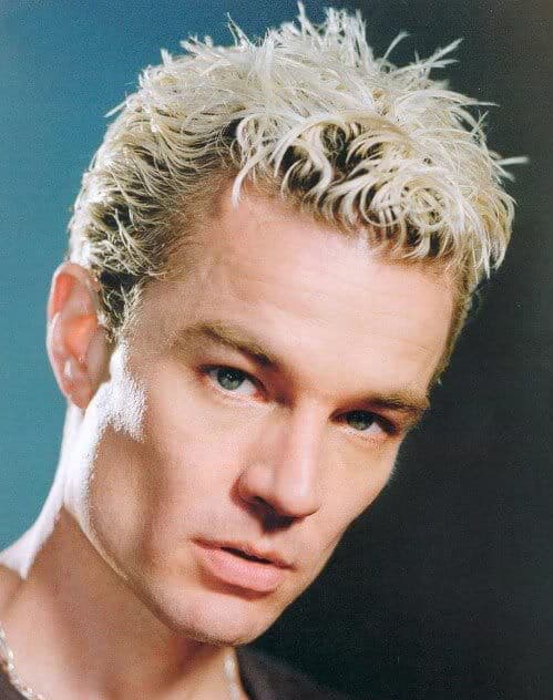 James Marsters bleached blonde hairstyle.