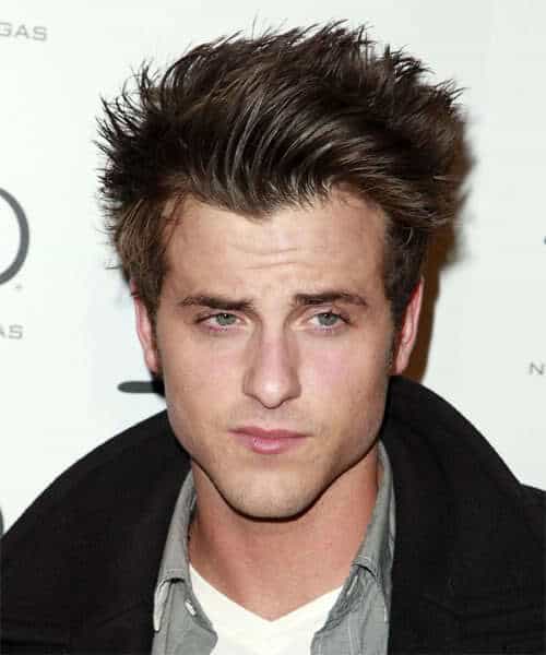 Picture of Jared Followill spiky hairstyle. 