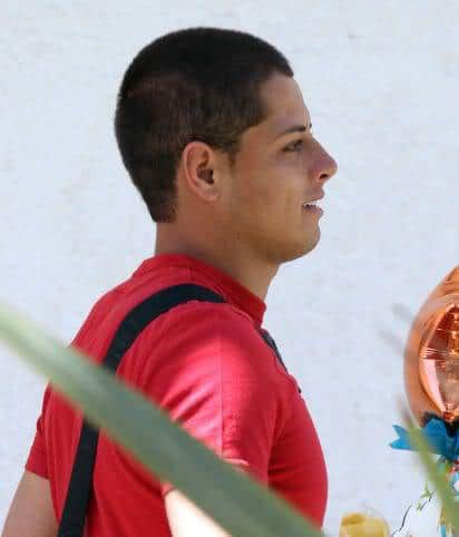 Image of Chicharito Javier Hernandez short hairstyle.