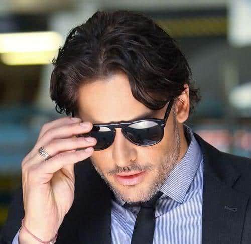 Photo of Joe Manganiello hairstyle.