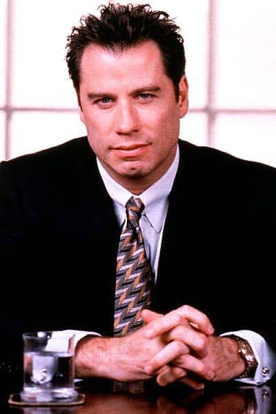 John Travolta hairstyle. 