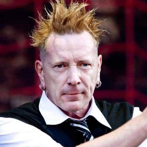 Johnny Rotten (John Lydon) Spiky Punk Hair Styles – Cool Men's Hair